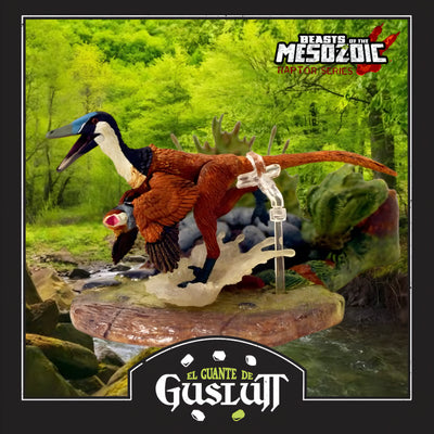 Figura Beasts of the Mesozoic Wetlands Environment with Buitreraptor Gonzalezorum Escala 1/18