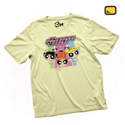 Playera The Powerpuff Girls “Girl Squad” Amarilla