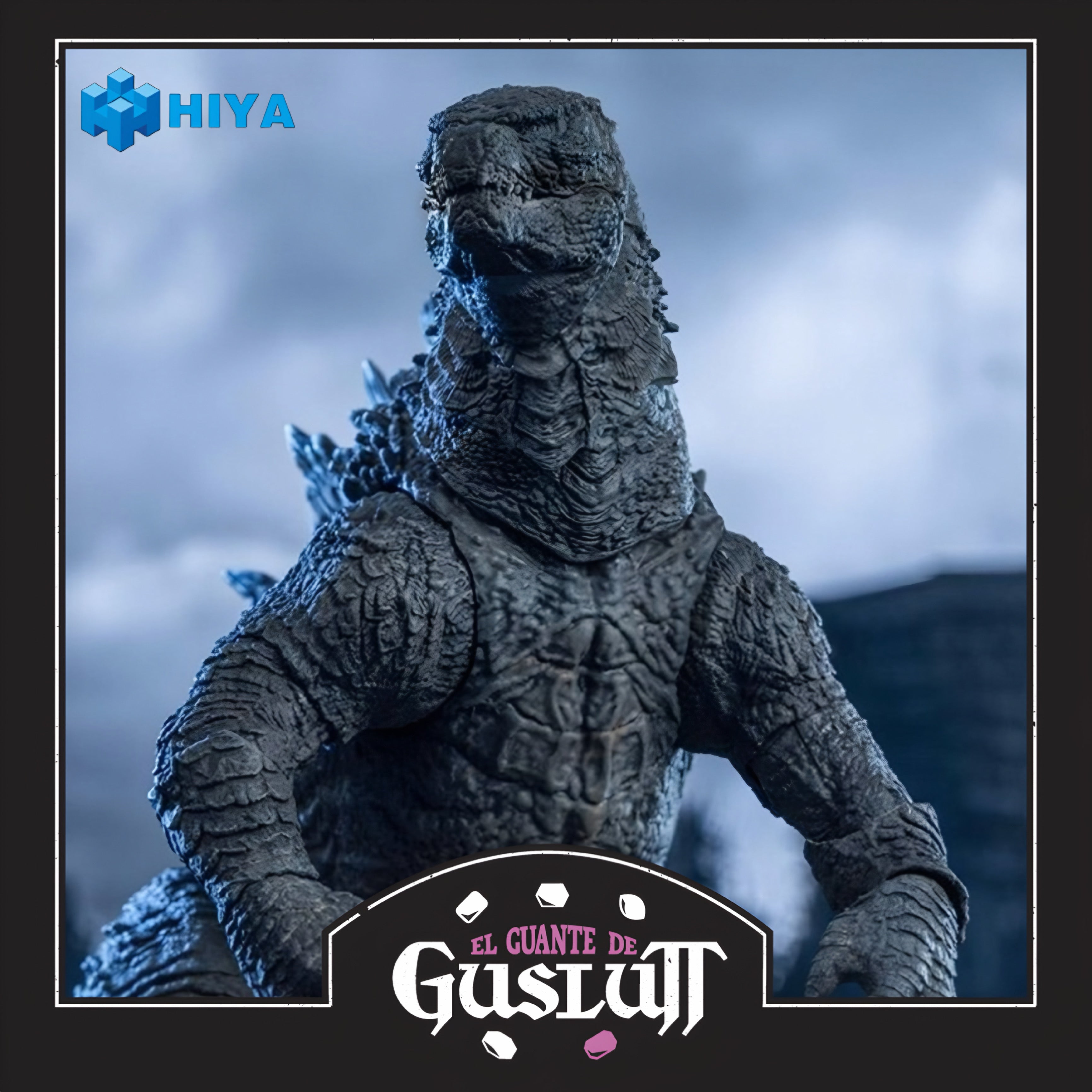 Figura Hiya Toys Godzilla Heat Ray Godzilla Versión Traslúcida 2014 Escala 1/10