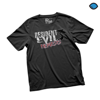 Playera Resident Evil 3 Nemesis Logo Negra