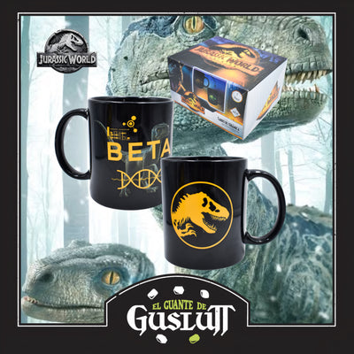 Taza Jurassic World Dominion Velociraptor Beta