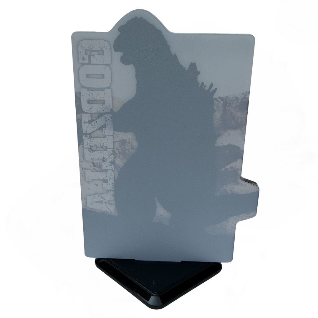 Tarjeta Acrílica con base Godzilla (1962) Ichiban Kuji F Prize — Edición Japonesa