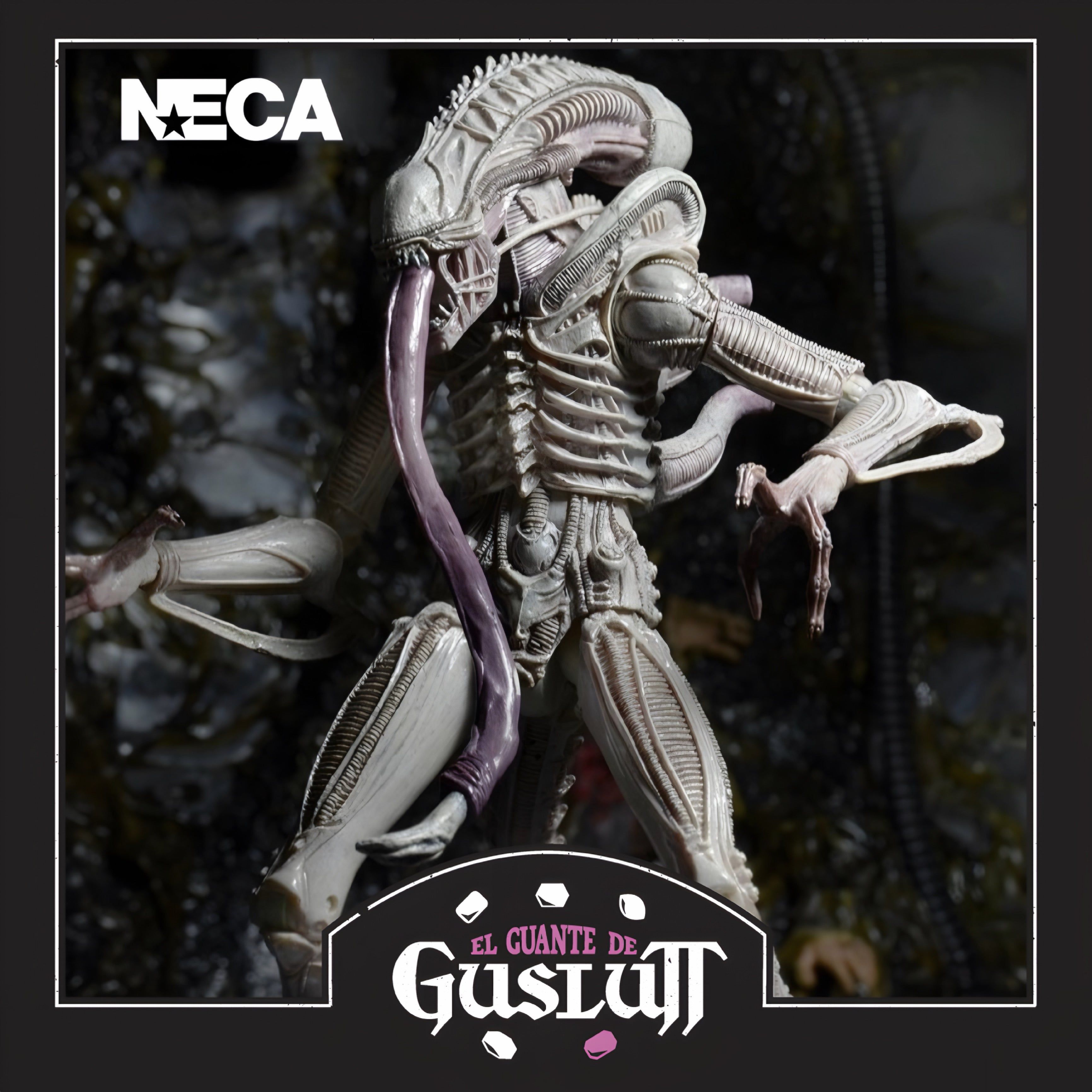 Figura NECA Aliens Serie 9 Xenomorph Albino Drone