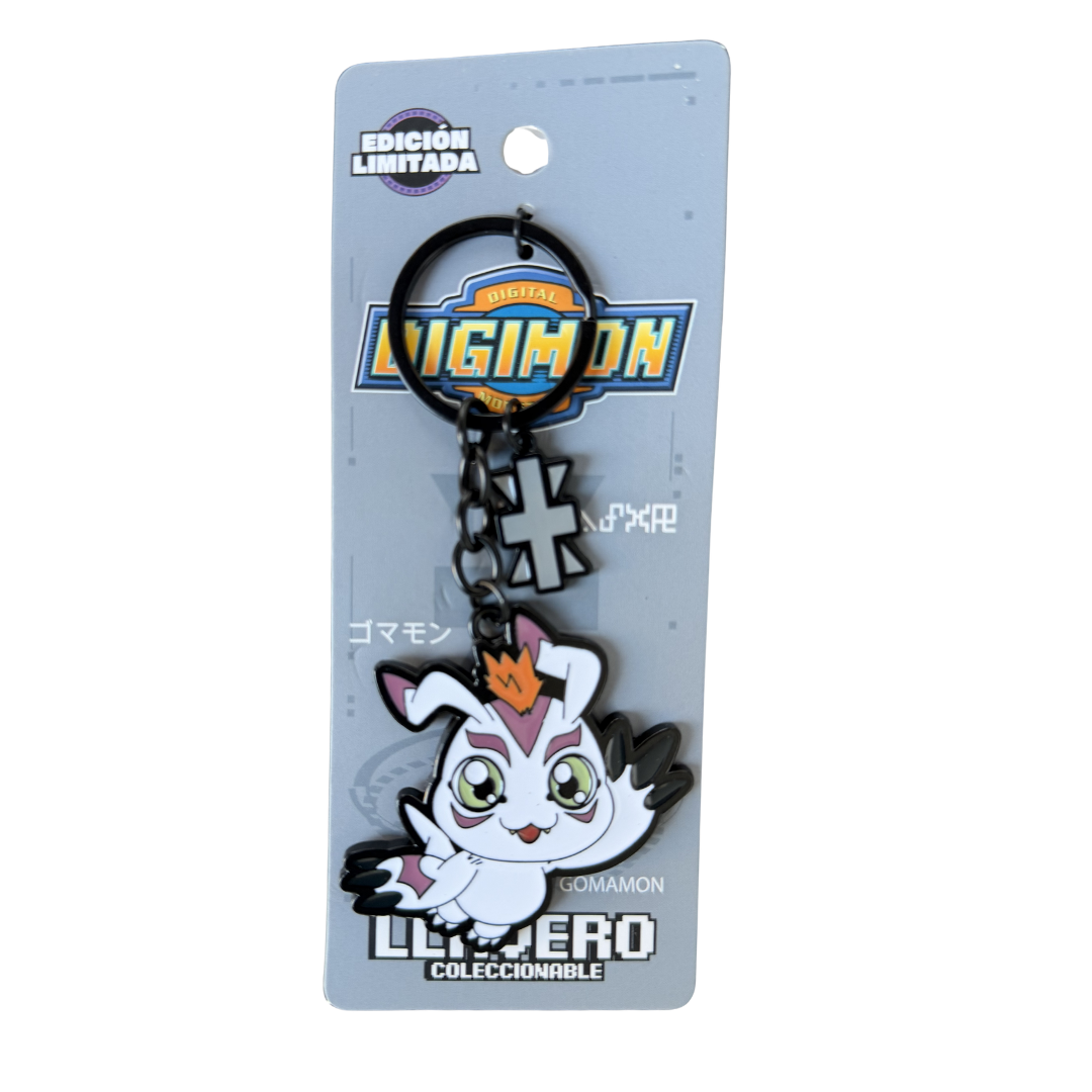Llavero Digimon Gomamon Metálico Edición Limitada