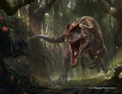 Figura Cyberzoic Allosaurus Jimmadseni Escala 1/18