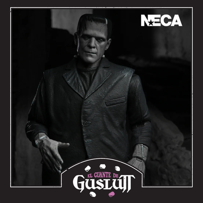 Figura NECA Universal Monsters Frankenstein Edición Blanco y Negro Versión Ultimate