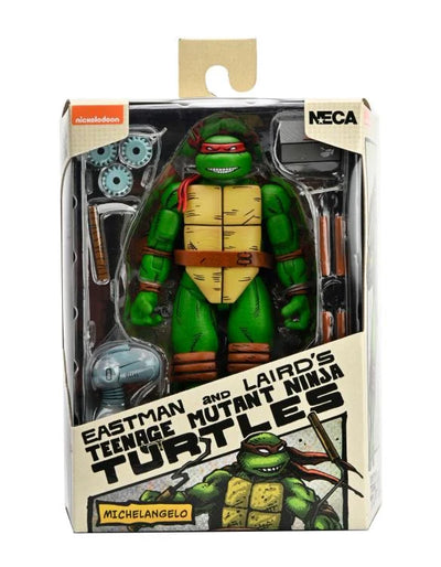 Figura NECA Teenage Mutant Ninja Turtles Michelangelo Edición Mirage Comics