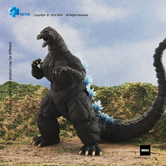 Figura Hiya Toys Godzilla vs King Ghidorah Heat Ray Godzilla Hokkaido Versión 1991 Escala 1/10