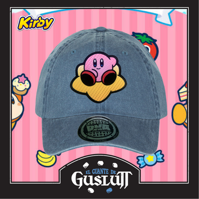 Gorra Kirby All Star Azul Tipo Deslavada