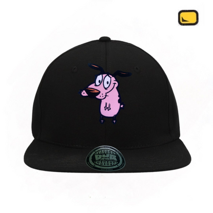Gorra Cartoon Network Coraje el perro Cobarde “Courage” Snapback Negra