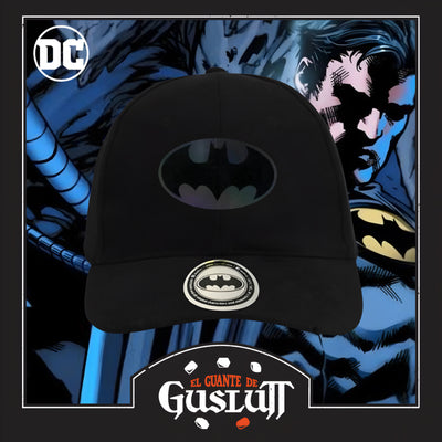 Gorra DC Comics Batman Logo Iridiscente Negra