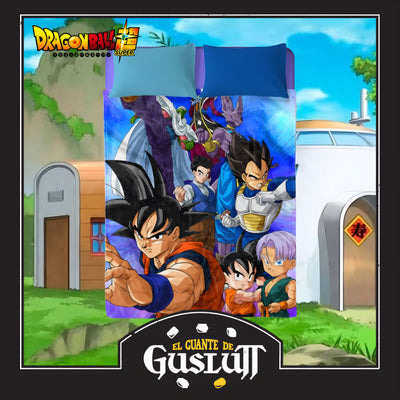 Cobertor Matrimonial Dragon Ball Super Heroes