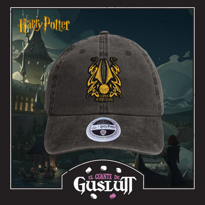 Gorra Harry Potter “I open at the close” Gris Tipo Deslavada