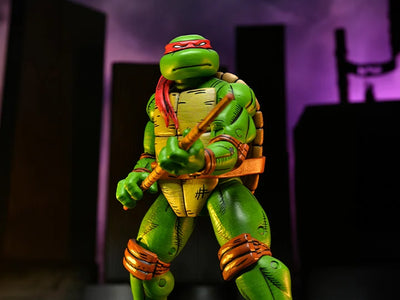 Figura NECA Teenage Mutant Ninja Turtles Donatello Edición Mirage Comics