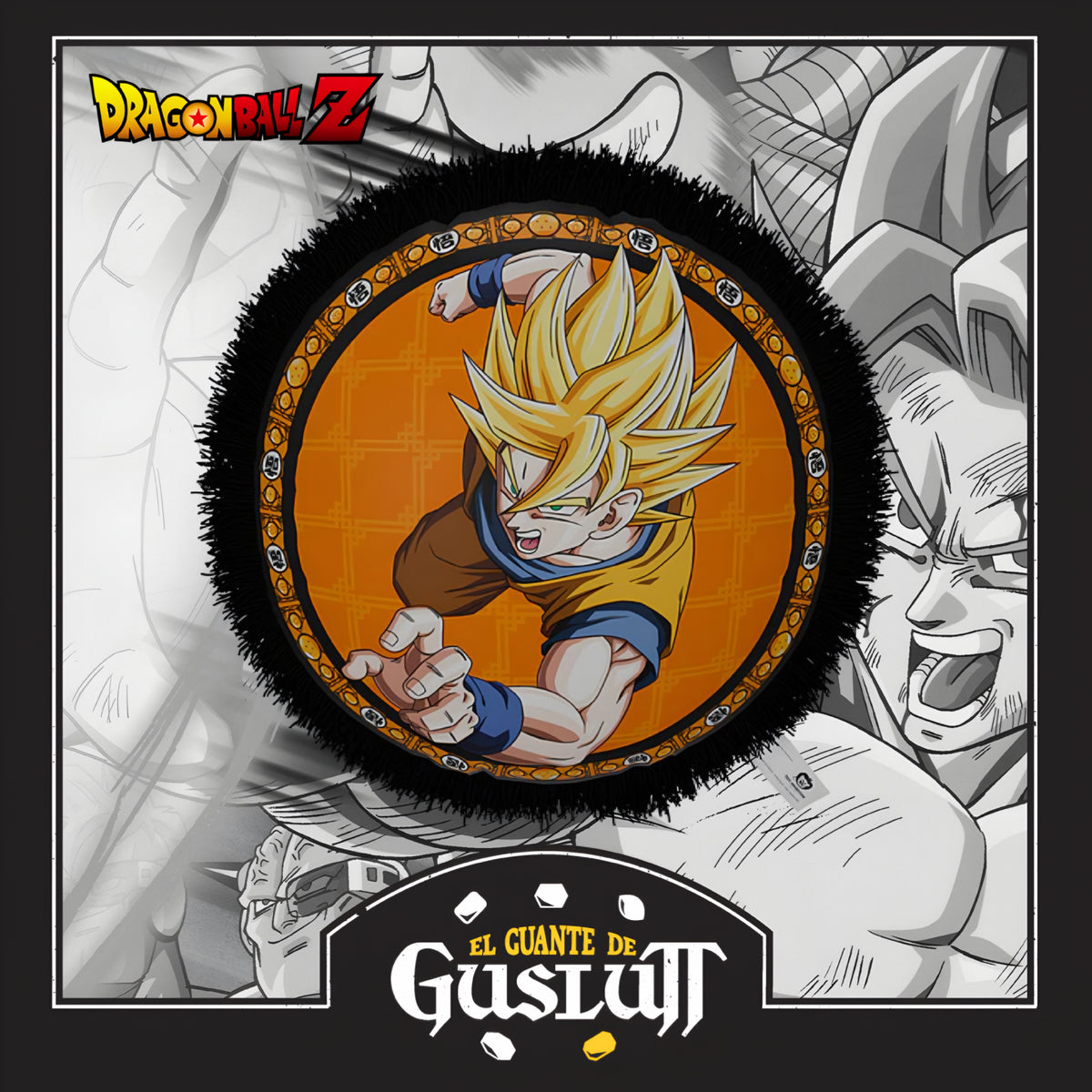 Cojín Decorativo Dragon Ball Z Super Saiyan Goku Edición Limitada
