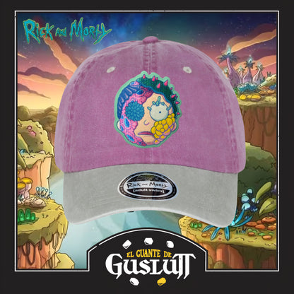 Gorra Rick and Morty “Biopunk Morty” Uva-Beige Vintage