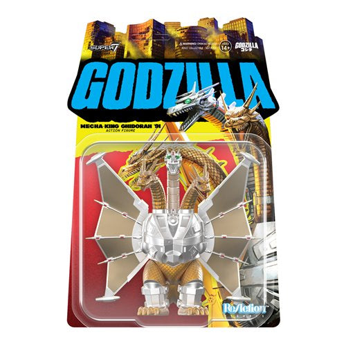 Figura Super 7 Mecha King Ghidorah 1991 Escala 1/18