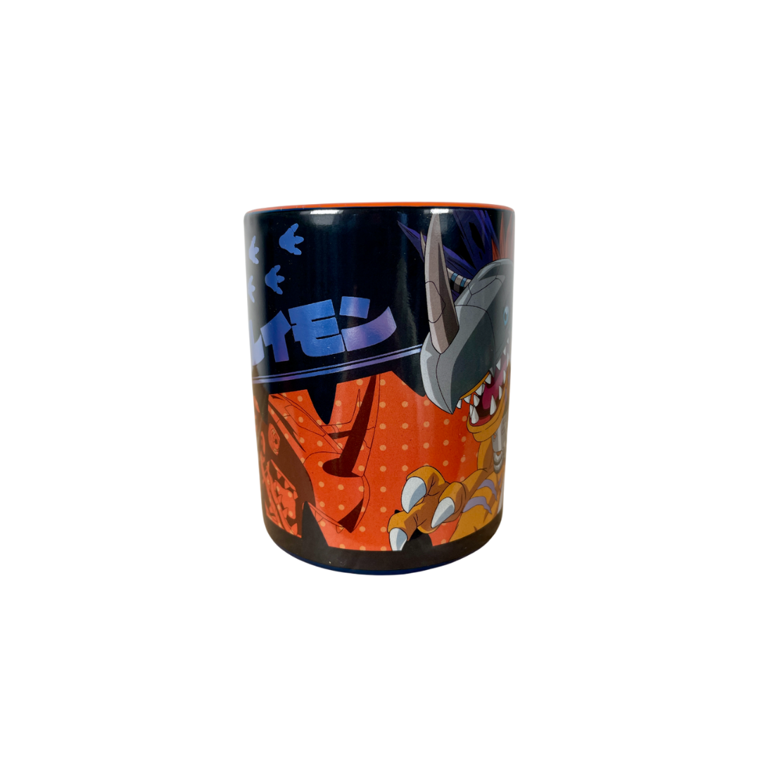 Taza Jumbo Digimon Metal-Greymon Edición Limitada
