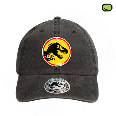 Gorra Jurassic Park Edición 30 Aniversario Gris Tipo Deslavada
