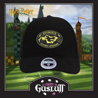 Gorra Harry Potter Hogwarts Flying Lessons Negra