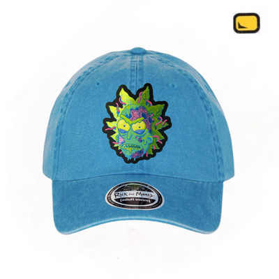 Gorra Rick and Morty Psychedelic Rick Azul Turquesa Tipo Deslavada