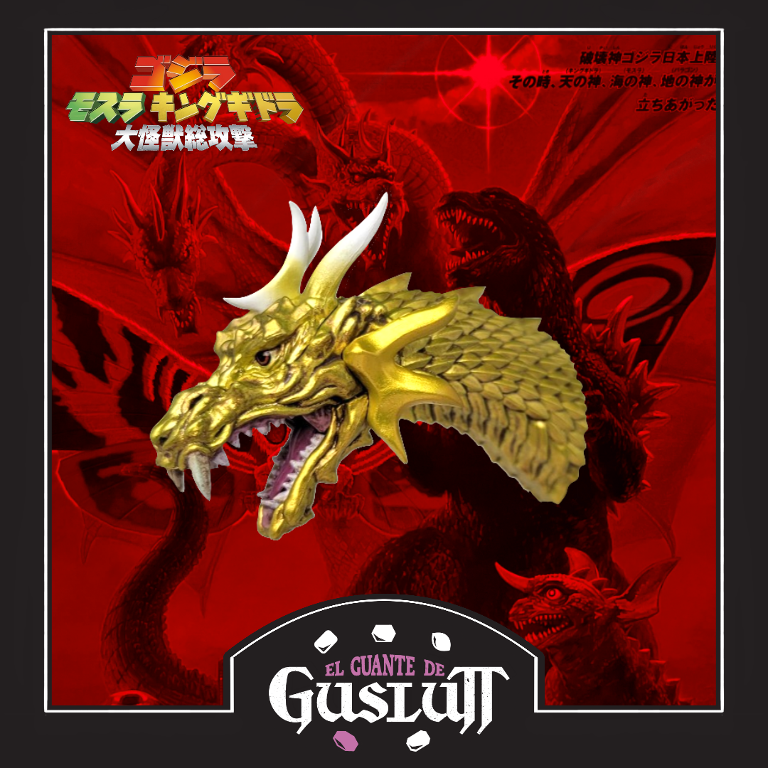 Head Magnet Godzilla, Mothra and King Ghidorah: Giant Monsters All-Out Attack King Ghidorah (2001) Ichiban Kuji G Prize — Edición Japonesa 70 Aniversario