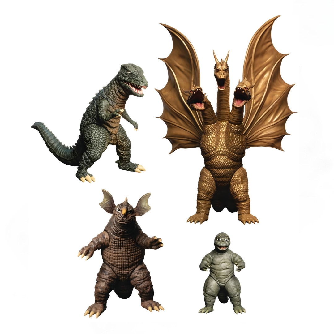 Set de Figuras Mezco Toyz Godzilla Destroy All Monsters Round 2