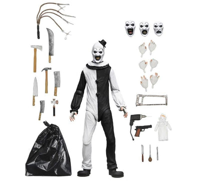Figura NECA Terrifier Art The Clown Versión Ultimate