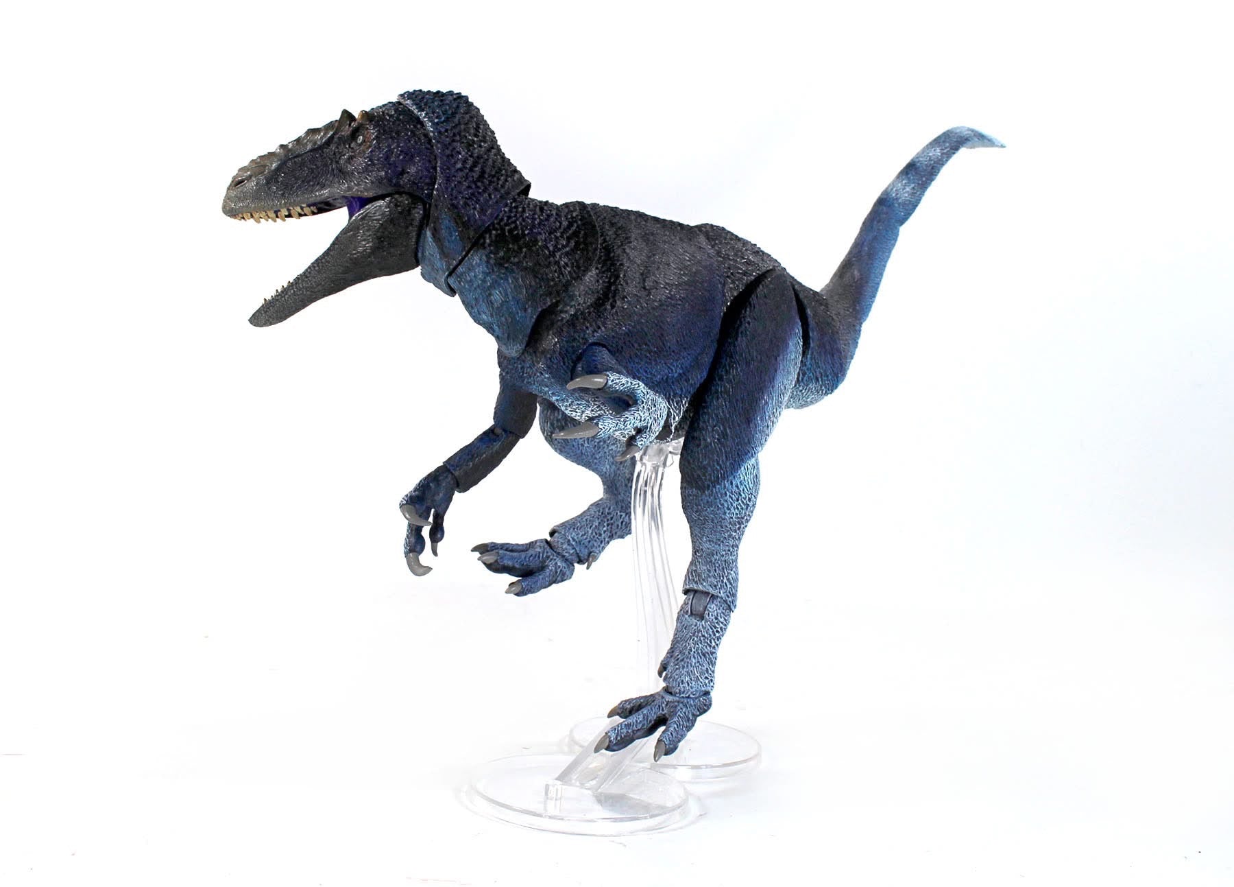 Figura Cyberzoic Yutyrannus Huali Edición Azul Escala 1/18