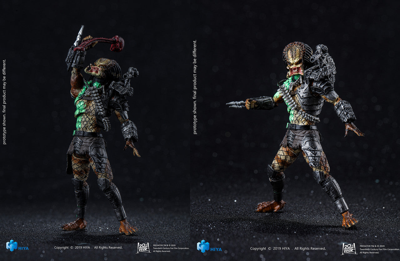 Figura Hiya Toys Jungle Hunter Predator (Battle Damage) PX Previews Exclusive Escala 1/18