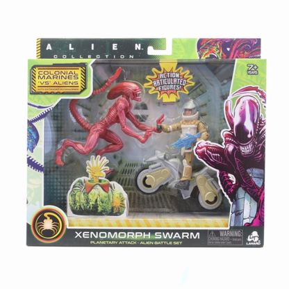 Set de Figuras Aliens Xenomorph Runner vs Weyland-Yutani Commando Exclusivo de Walmart
