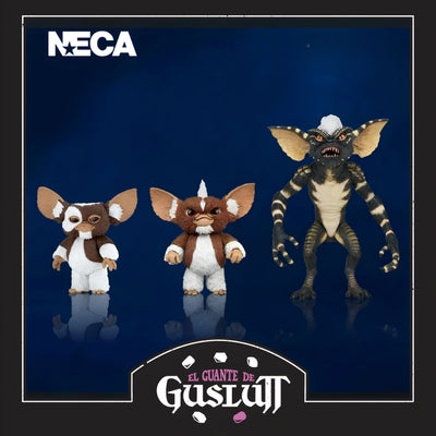 Set de Figuras NECA Evolution of the Gremlin 3 Pack Edición 40 Aniversario Versión Ultimate