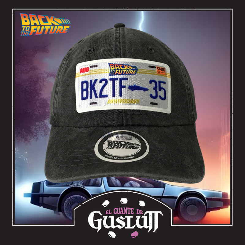 Gorra Back to the Future 35th Anniversary Gris Vintage