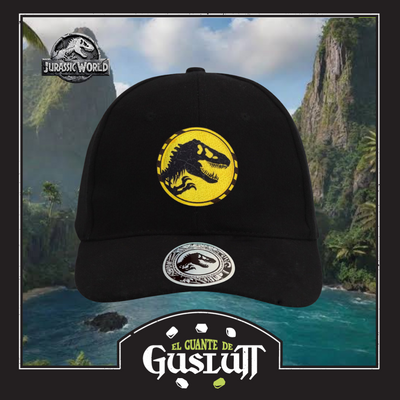 Gorra Jurassic World T-Rex Logo Negra