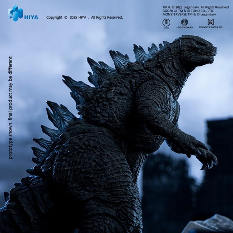 Figura Hiya Toys Godzilla Heat Ray Godzilla Versión Traslúcida 2014 Escala 1/10