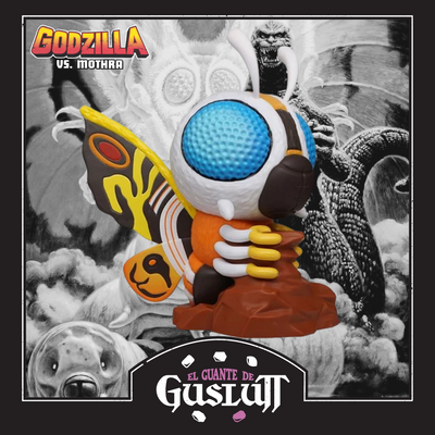 Figura Alcancía Godzilla vs Mothra Edición Especial
