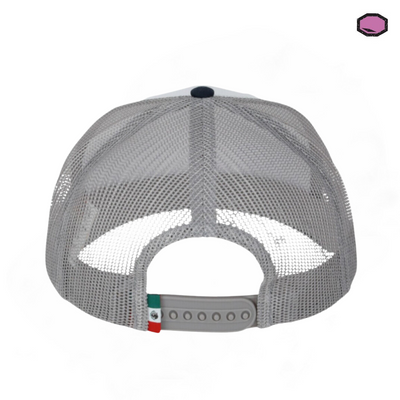 Gorra Jaws Logo Clásico Tricolor Tipo Trucker Premium