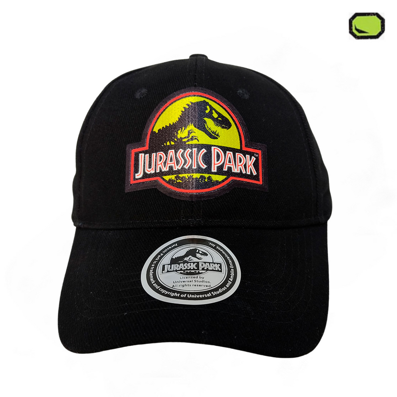 Gorra Infantil Jurassic Park “Yellow Logo” Negra