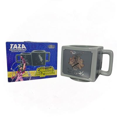 Taza Los Caballeros del Zodiaco Edición Especial Caja de Pandora Andromeda Shun