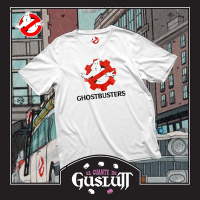 Playera Ghostbusters Nut Logo Blanca
