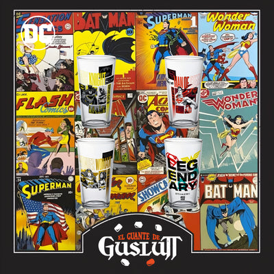 Set de Vasos DC Comics Justice League Edición Especial