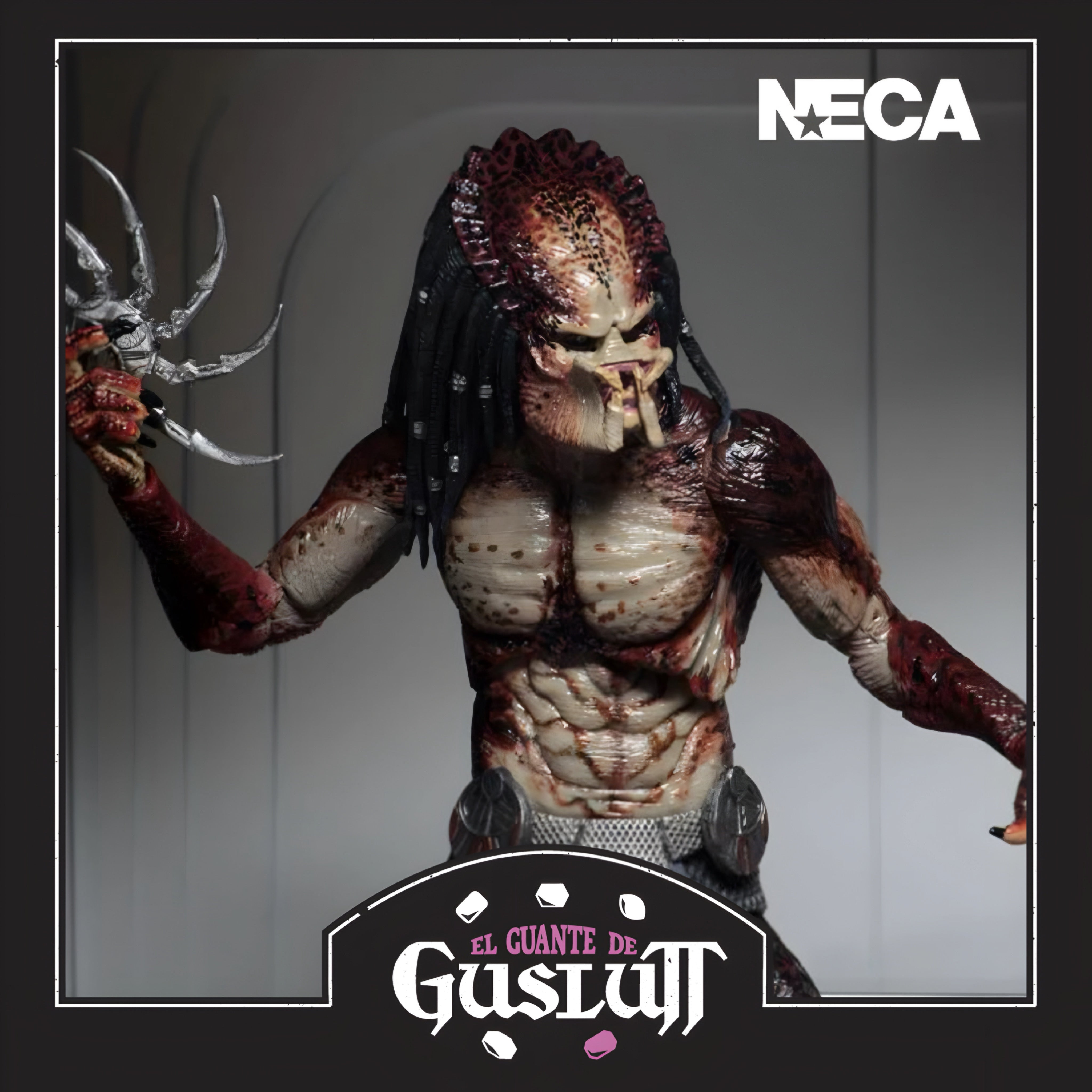 Figura NECA Fugitive Lab Escape Predator Versión Ultimate