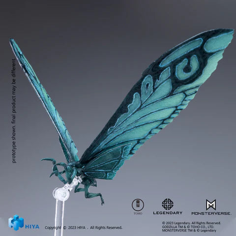 Figura Hiya Toys Godzilla King of the Monsters Mothra Edición Esmeralda Versión 2019 Escala 1/10