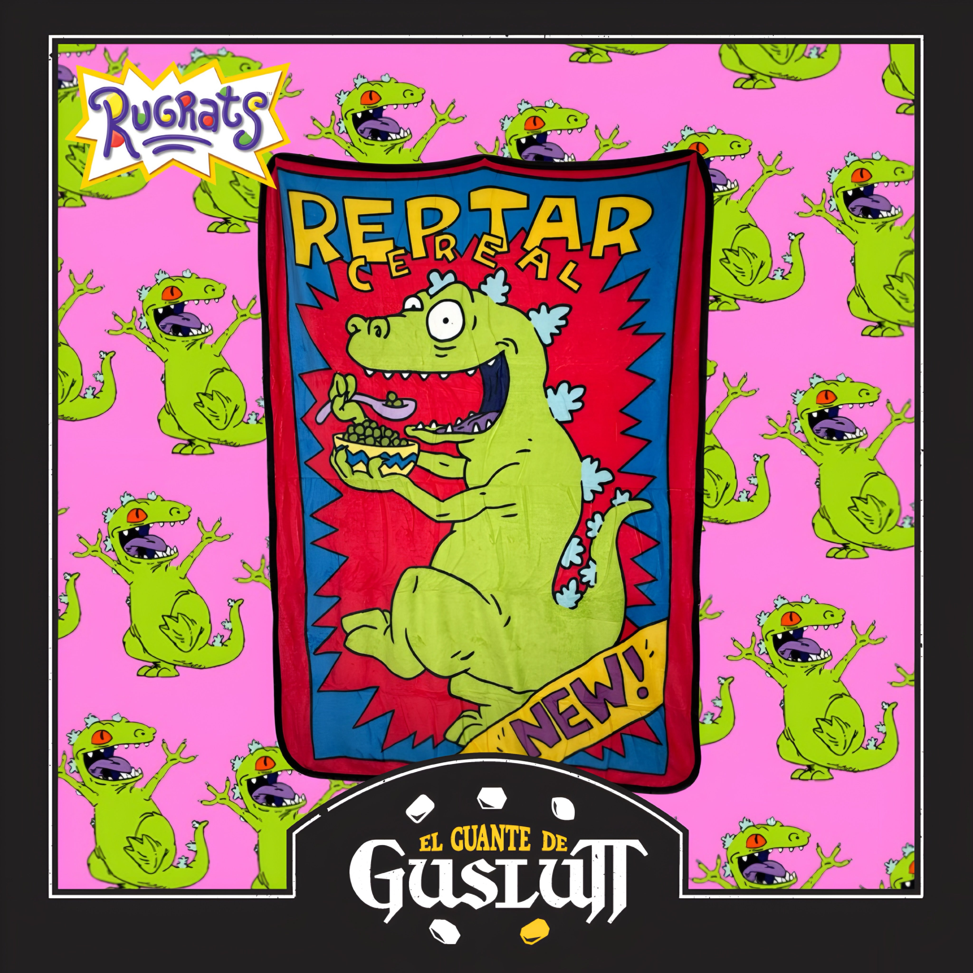 Frazada Rugrats Reptar Cereal