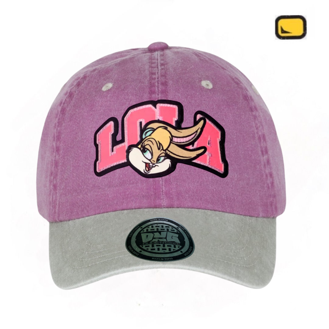 Gorra Looney Tunes “Lola Bunny” Uva-Beige Vintage