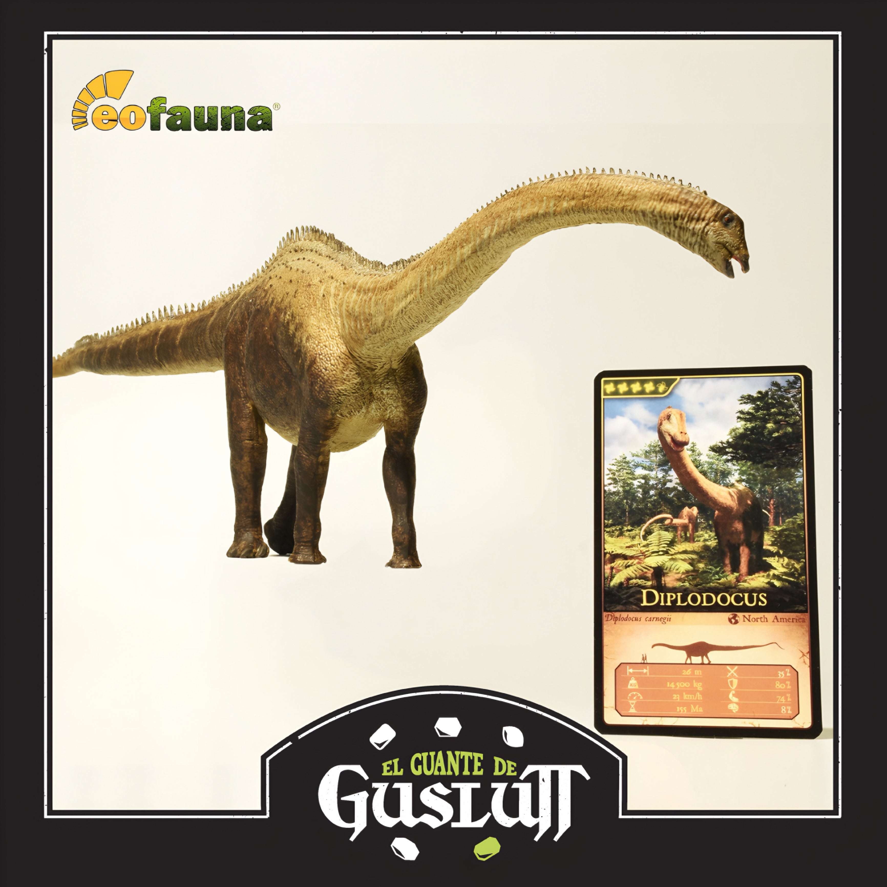 Figura Eofauna Diplodocus Escala 1/35