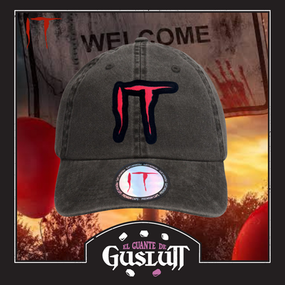 Gorra IT Logo 2017 Gris Tipo Deslavado