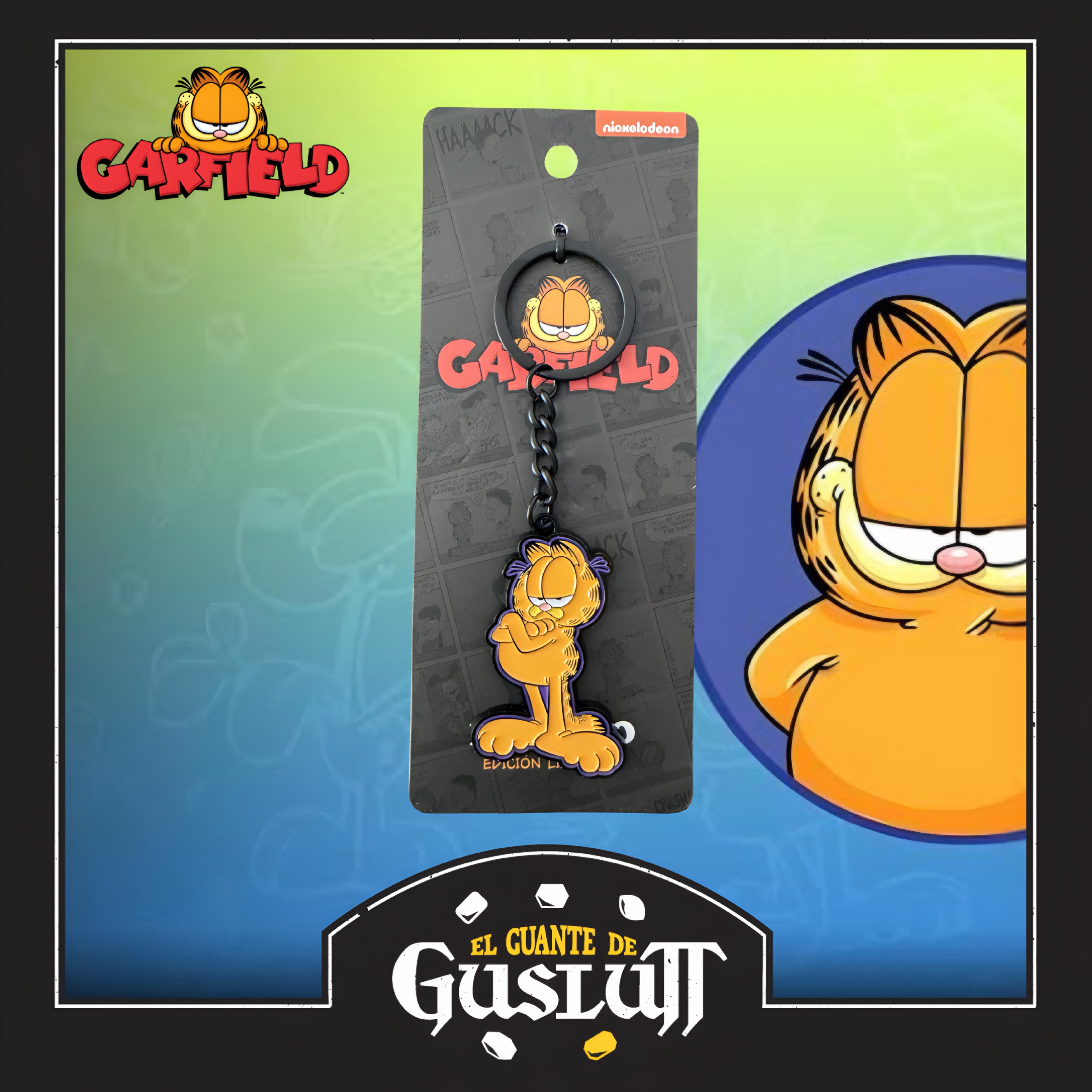 Llavero Garfield Metálico Edición Limitada