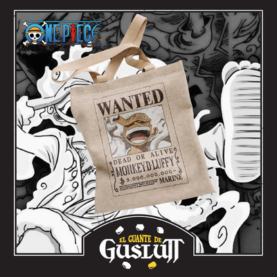 Bolsa de Tela One Piece Cartel Monkey D. Luffy