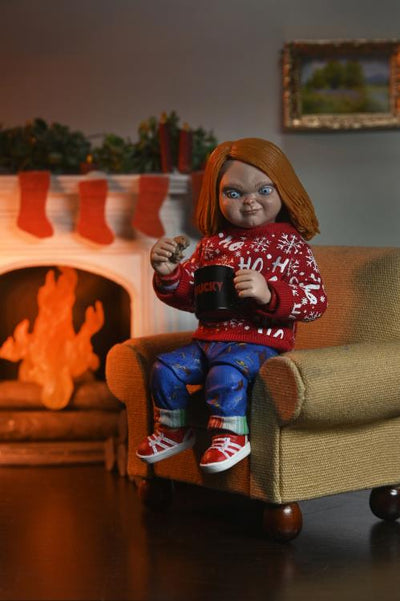 Figura NECA Chucky (Holiday Edition) Versión Ultimate